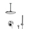 Ceiling Rain Shower System with Handheld, Rain Shower Head, Shower Faucet Set